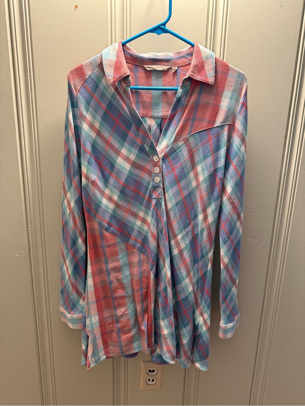 Spring Plaid Top